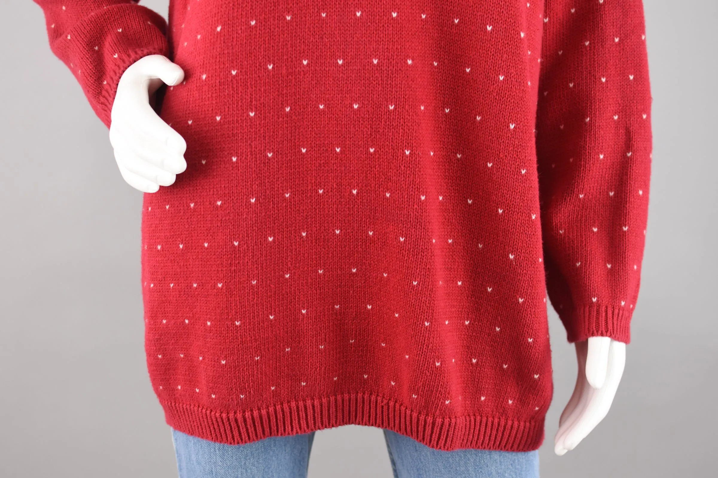 90s Holiday Snowflake Sweater Women's Large