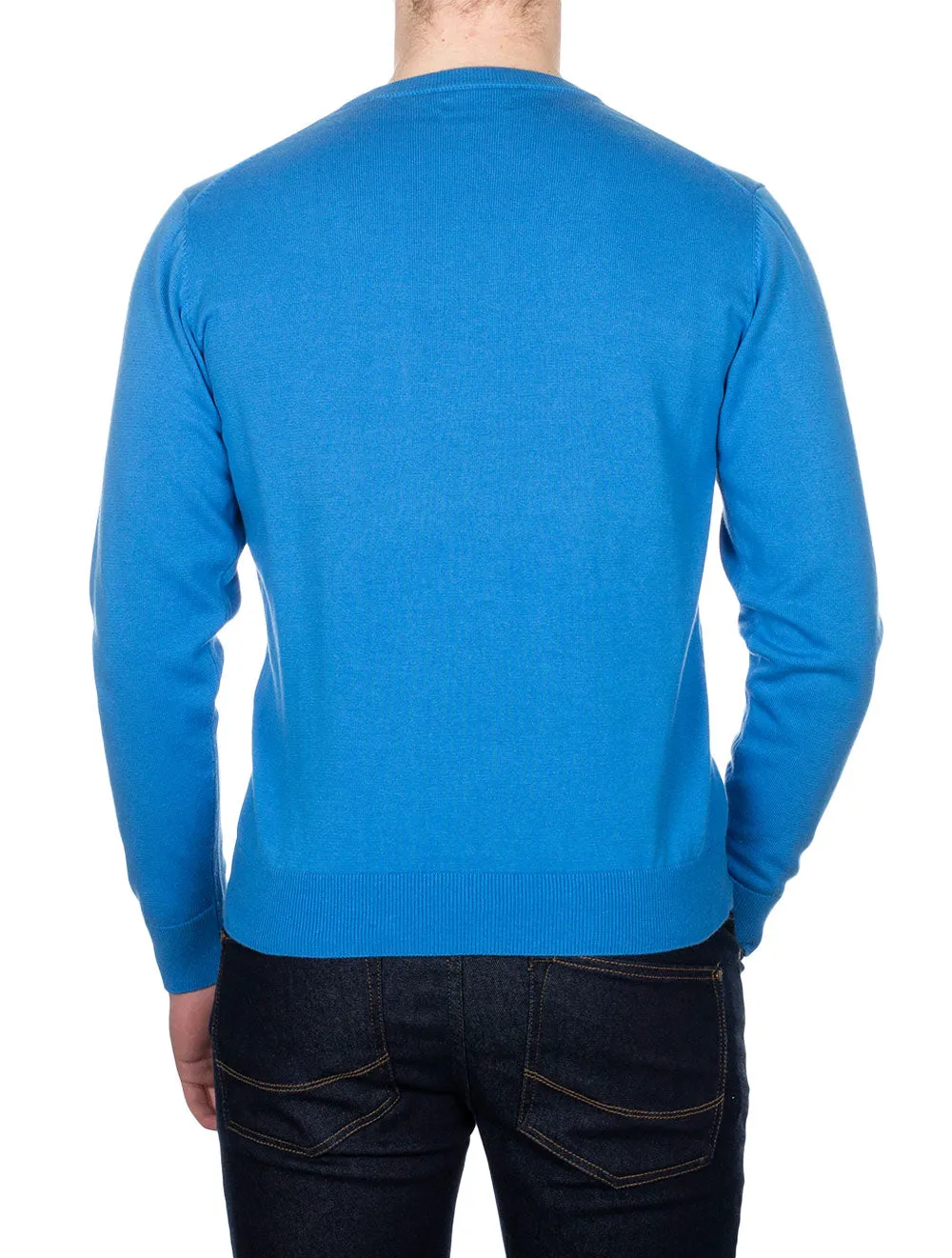 Classic Cotton C-neck Day Blue