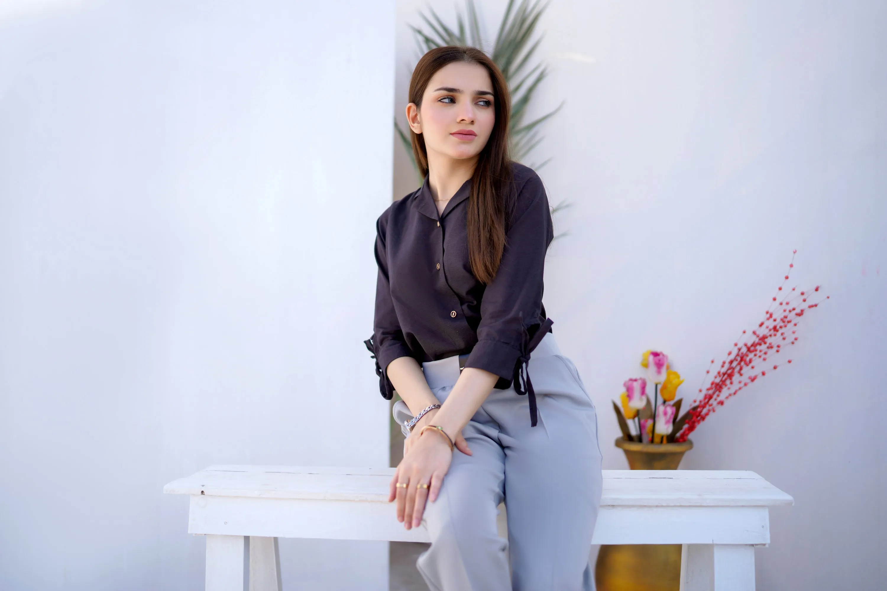 Hem Shirt-Black