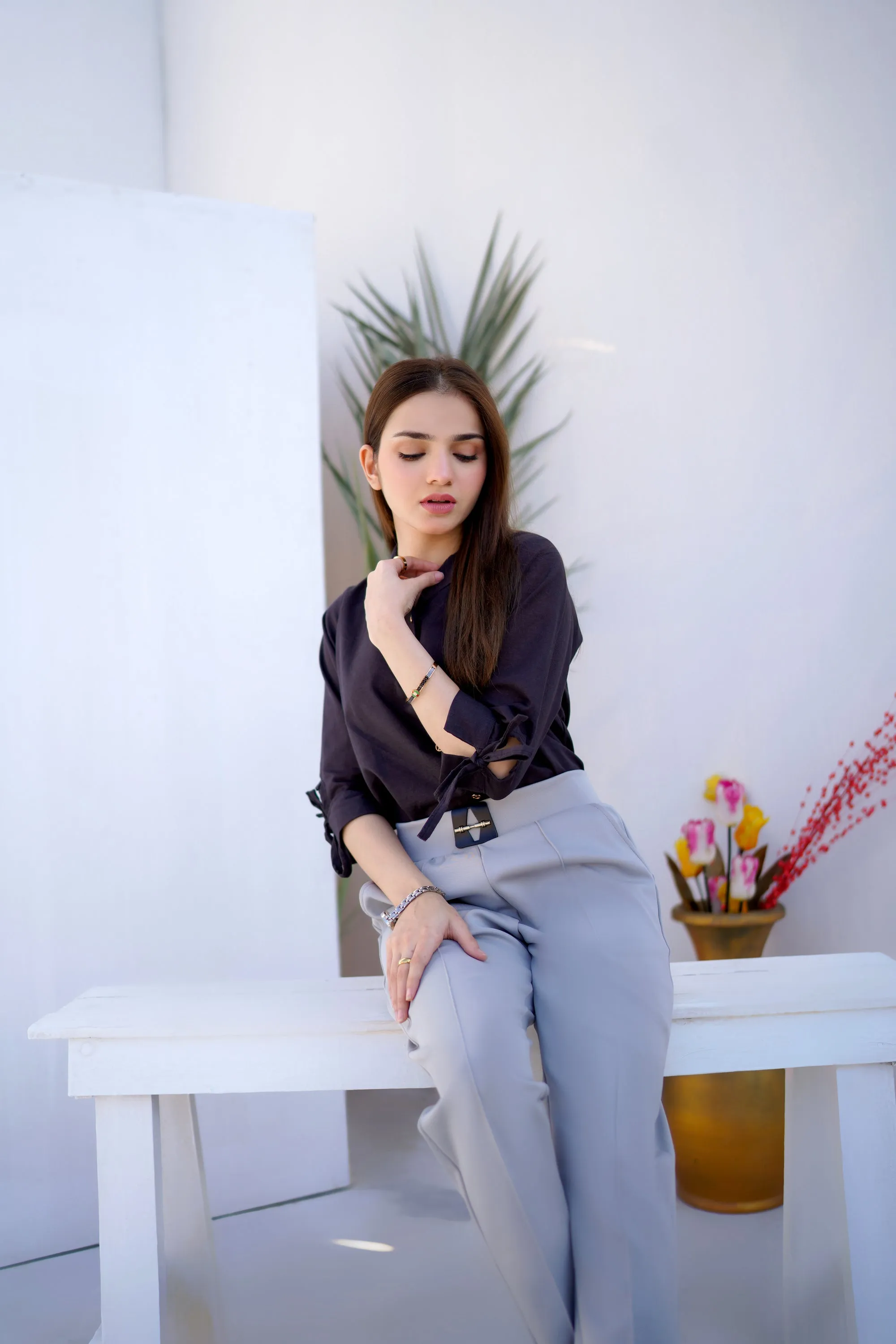 Hem Shirt-Black