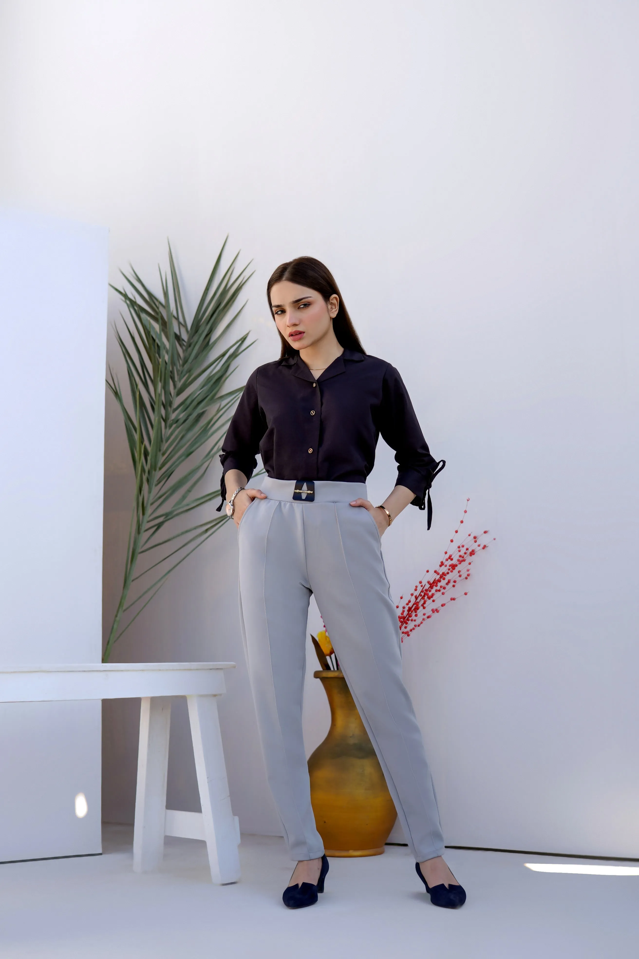 Hem Shirt-Black