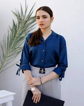 Hem Shirt-Blue