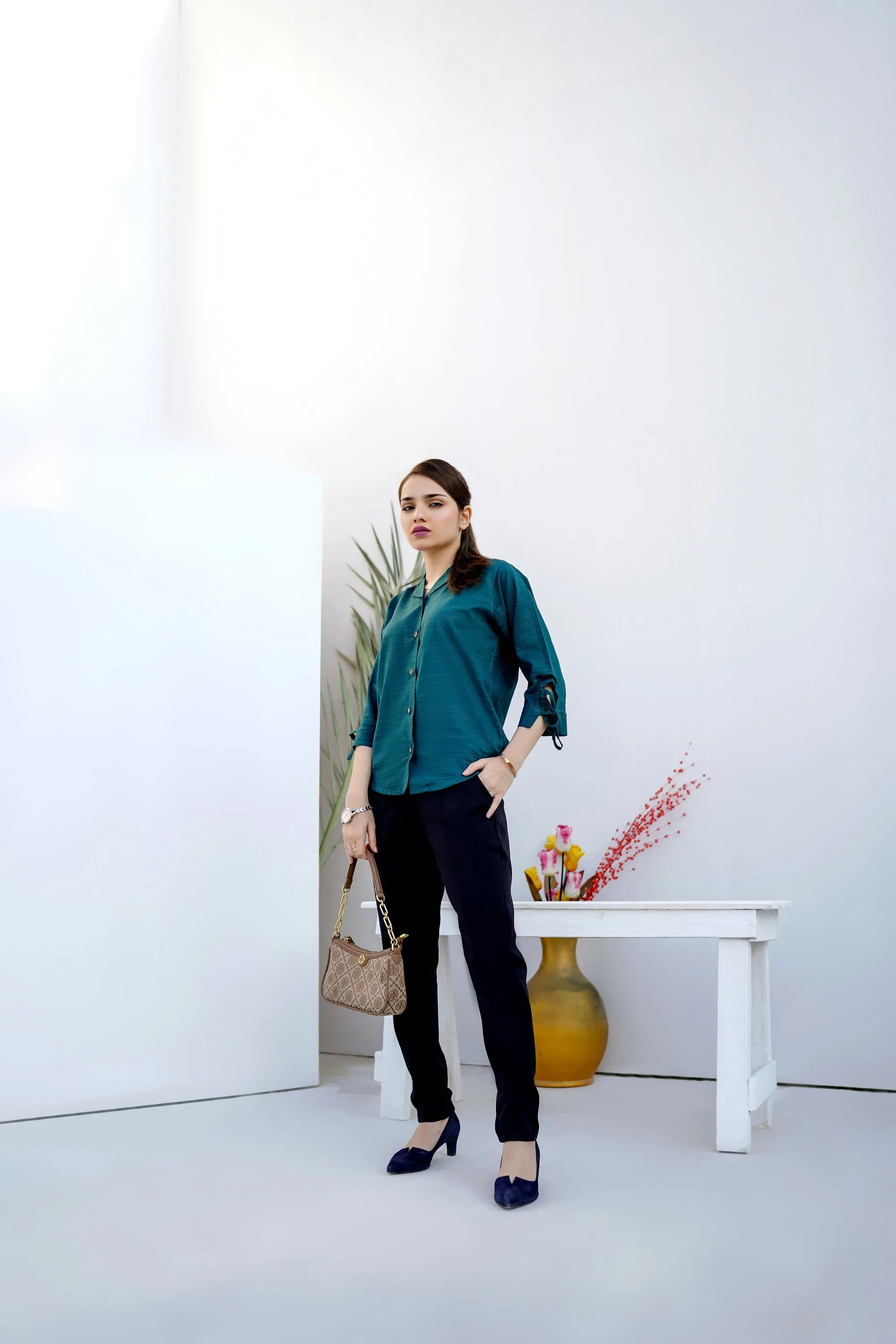 Hem Shirt-Green