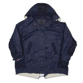 J CREW Lightweight Parka Jacket Blue Womens 2XL