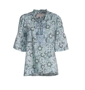Johnny Was Marrakesh Embroidered Peasant Top