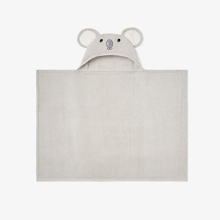 Koala Hooded Baby Bath Wrap