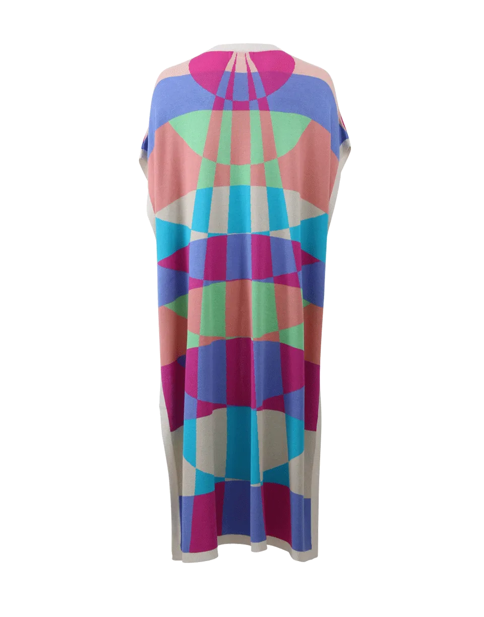 Long Knit Poncho