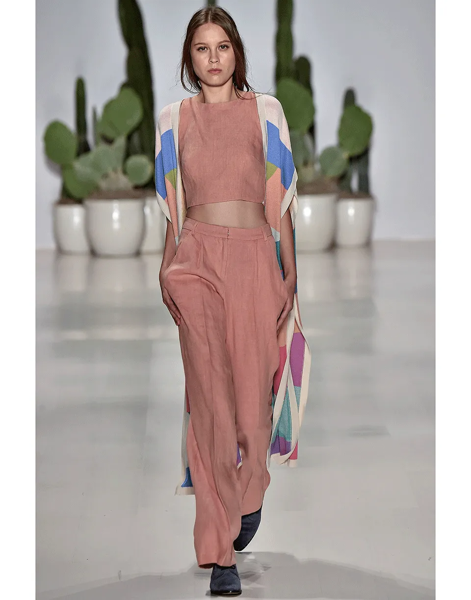 Long Knit Poncho