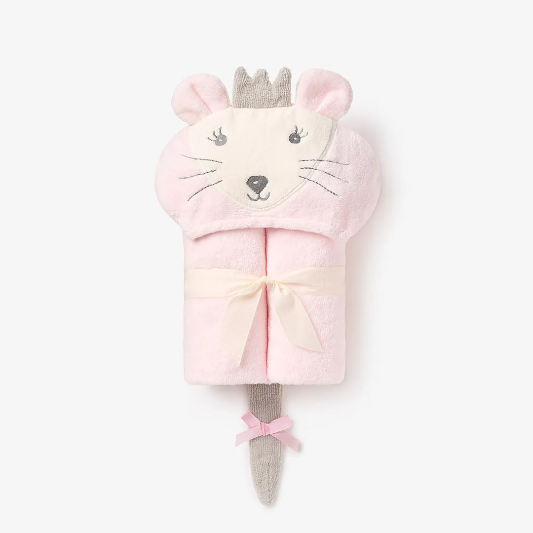 Mouse Hooded Baby Bath Wrap