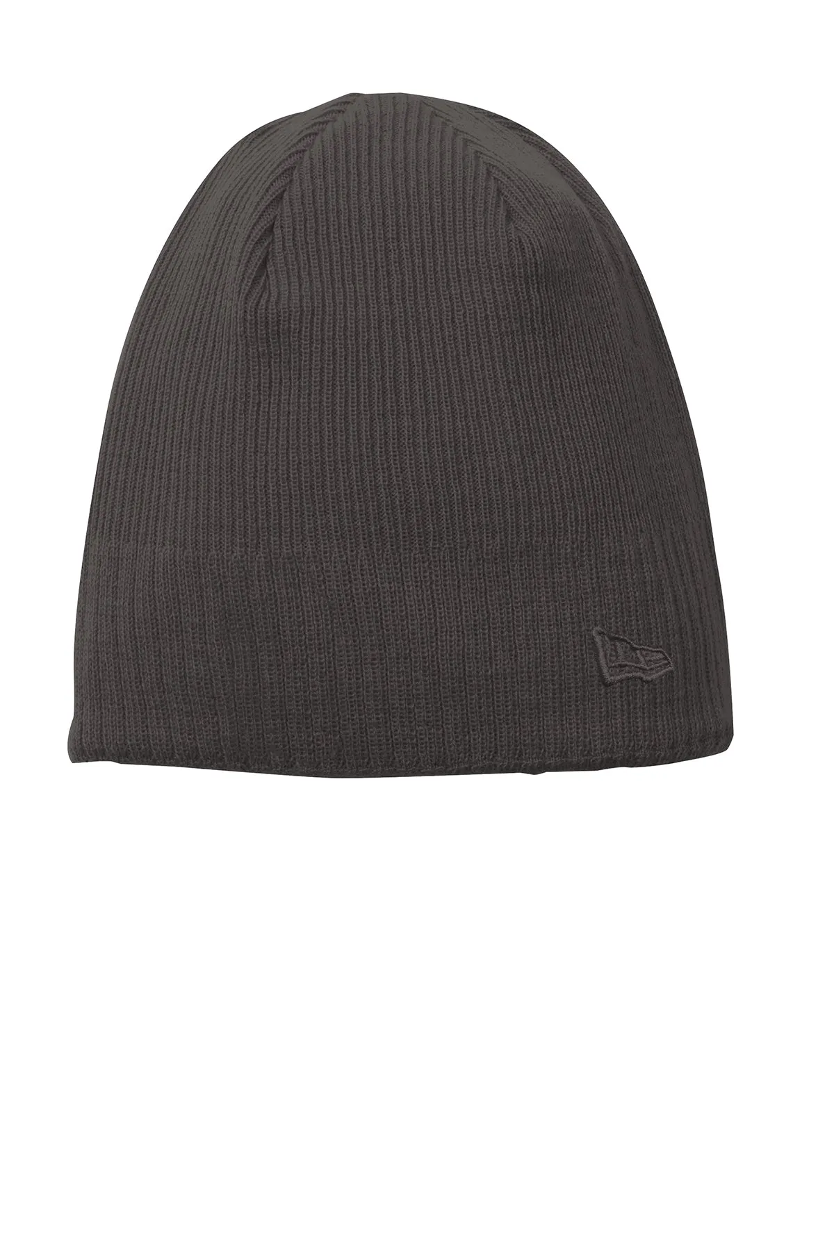 New Era Knit Branded Beanies, Slate Grey