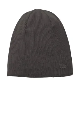 New Era Knit Branded Beanies, Slate Grey