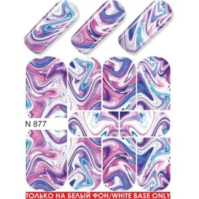 Pastel Marble Water Transfer - 877