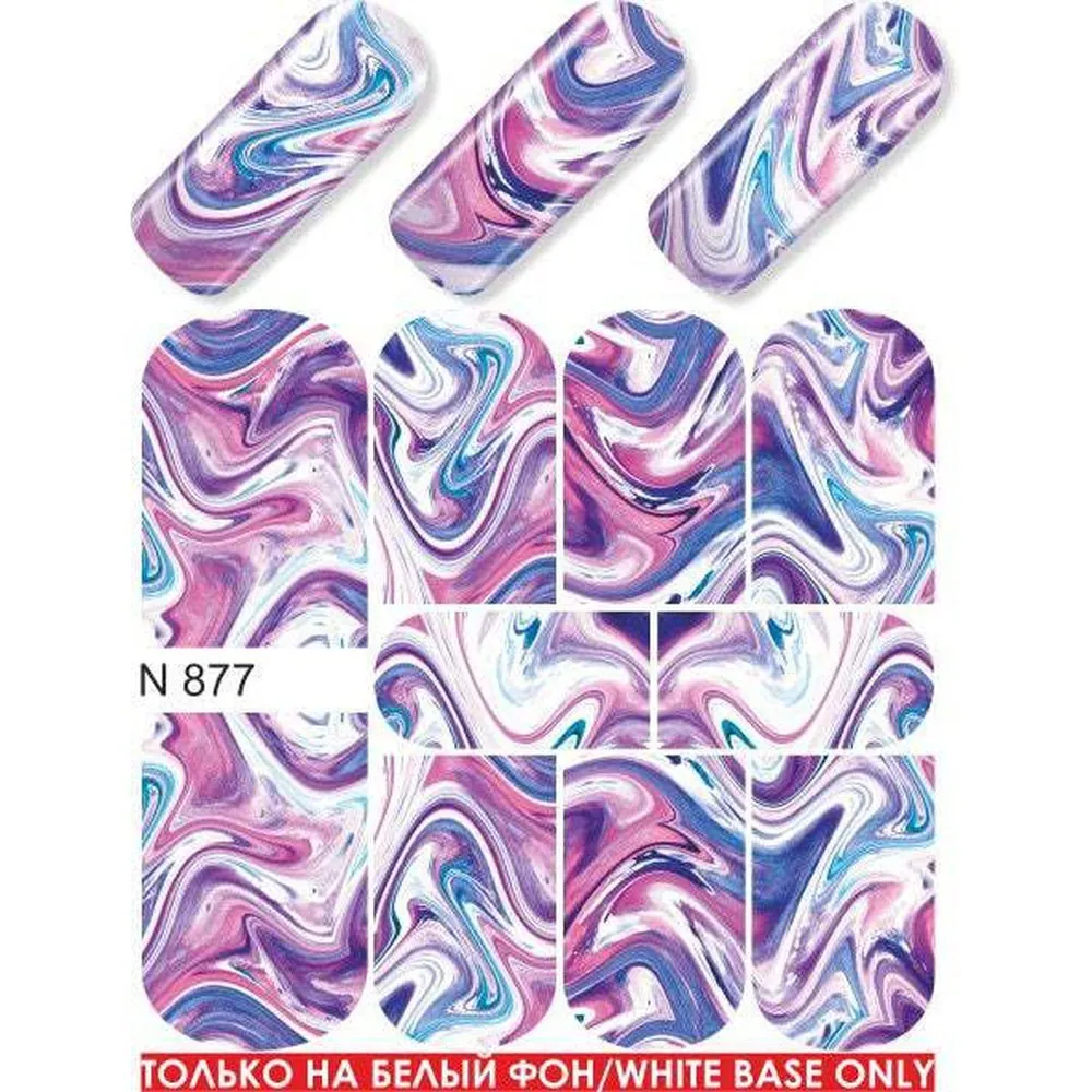 Pastel Marble Water Transfer - 877