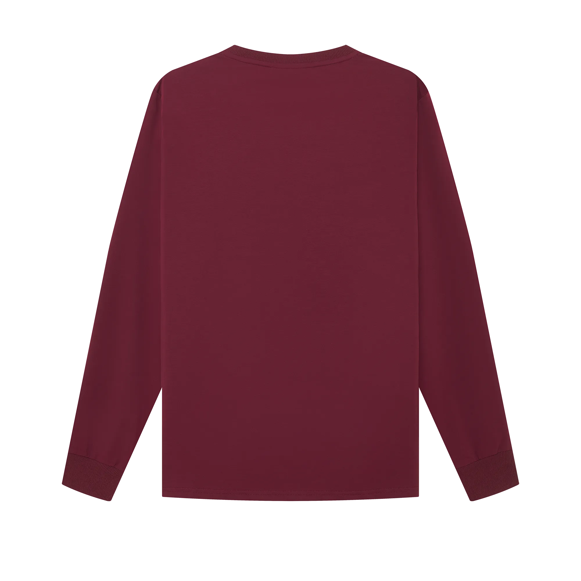 THE INSIGNIA PULLOVER TEE- SANGRIA