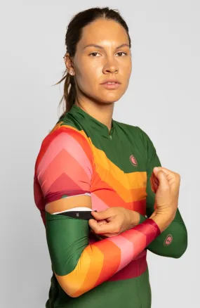Thermal Arm Warmers in Forest