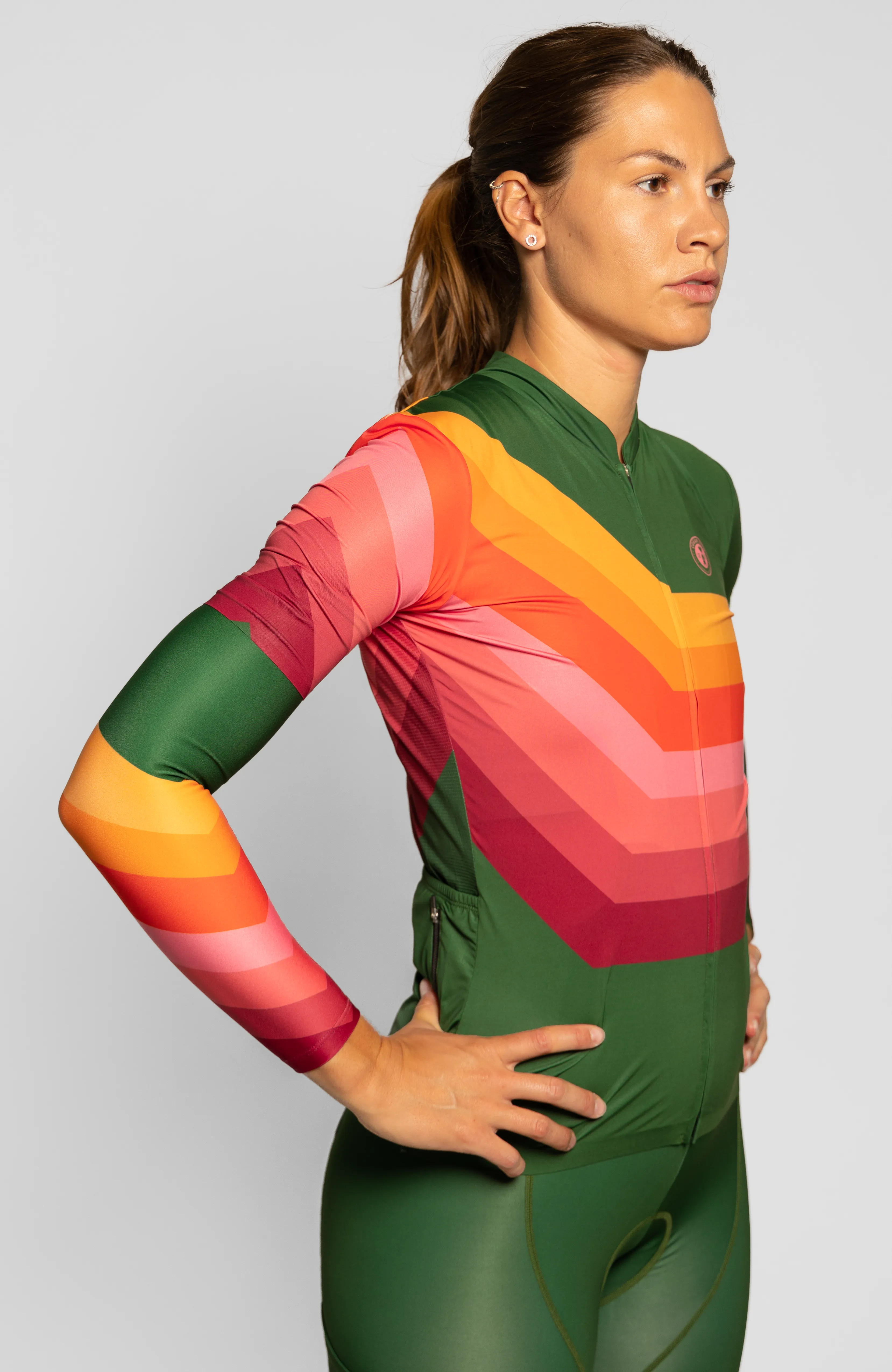 Thermal Arm Warmers in Forest