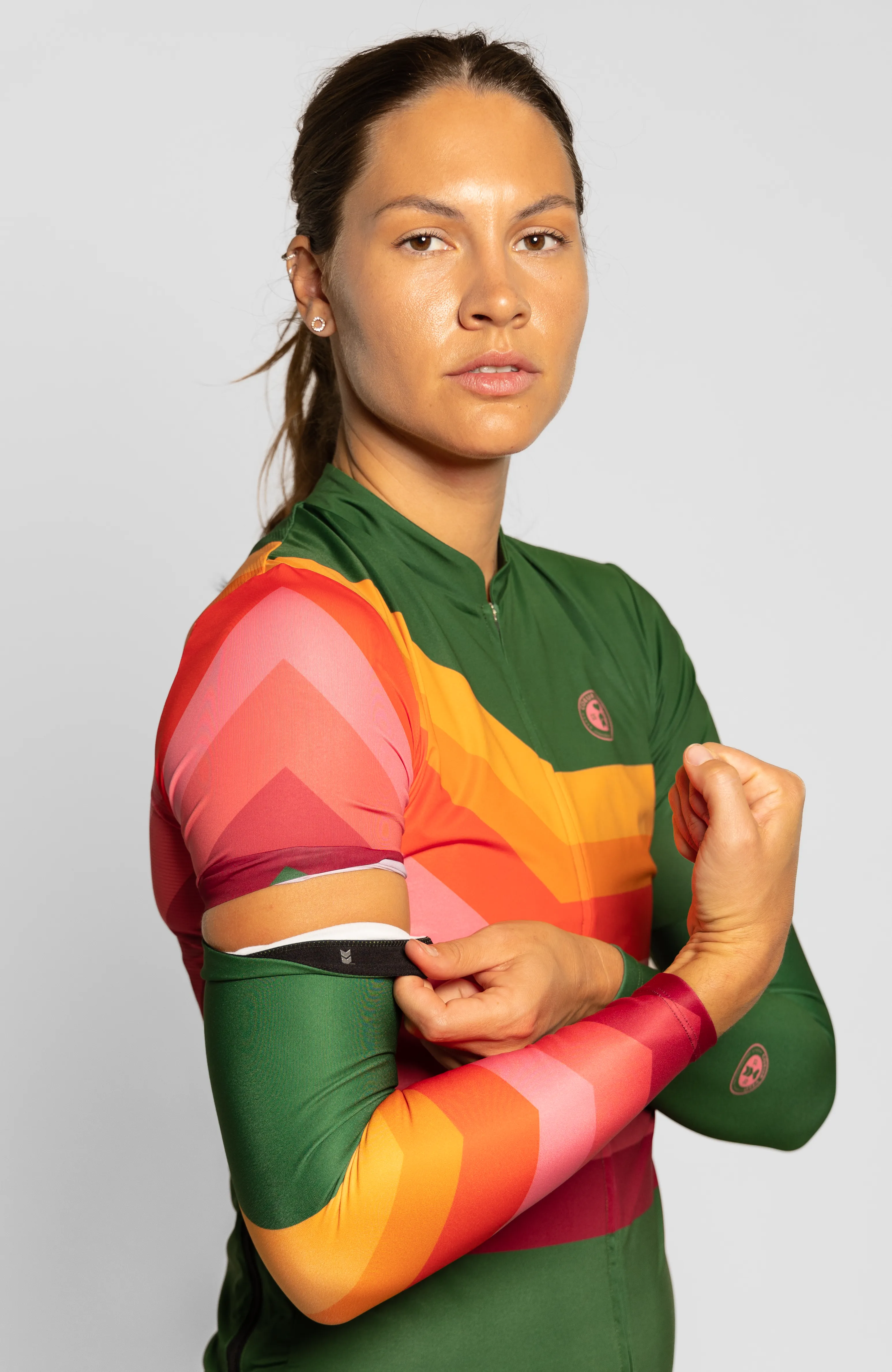 Thermal Arm Warmers in Forest