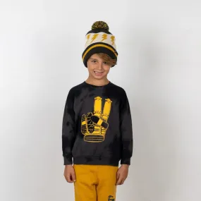 TIN Skate More Black Tie Dye Sweatshirt