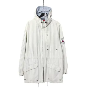 Tommy Hilfiger Lightweight Pinstripe Parka Jacket circa 1990's