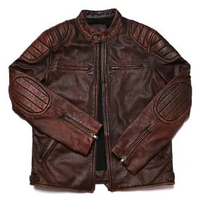 Vintage Style Genuine Leather Jacket Men