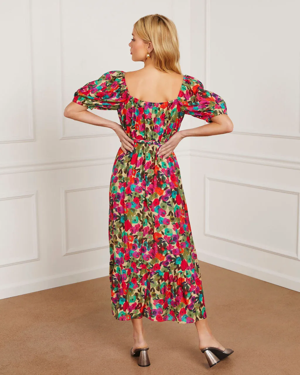 Willa Floral Midi Dress