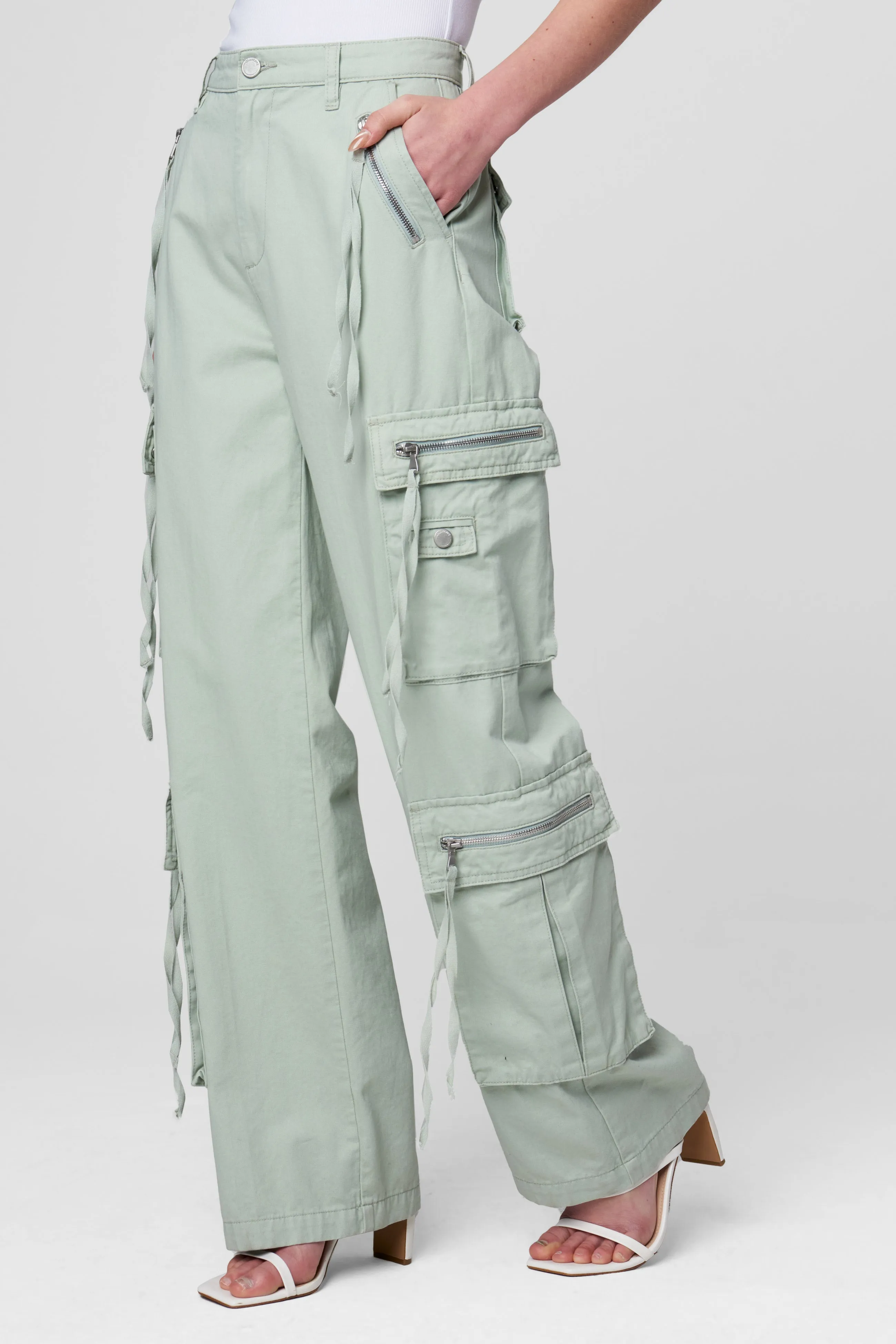 Zen Time Linen Cargo Pocket Pant